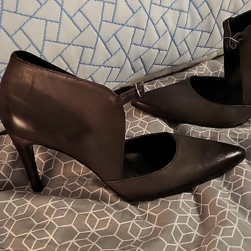 Free People Cerow Modern Pointed Toe Leather Gothic Witchcore Heel EUC - Picture 3 of 10